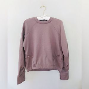 Sweaty Betty | light purple / mauve crew neck sweatshirt